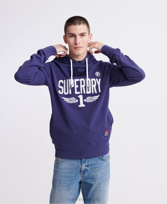Superdry hanorac clasic neon super 1 îmbrăcăminte Violet bărbați JX0Z901