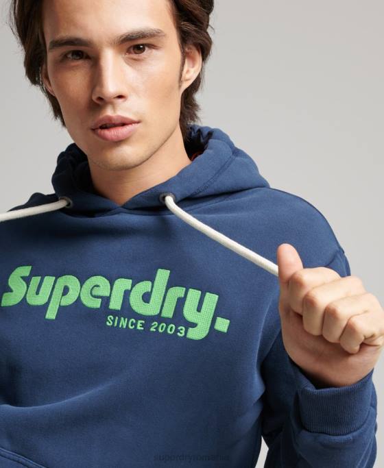 Superdry hanorac clasic teren vintage îmbrăcăminte marina bărbați JX0Z637