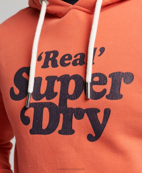 Superdry hanorac clasic vintage cooper îmbrăcăminte coral bărbați JX0Z670