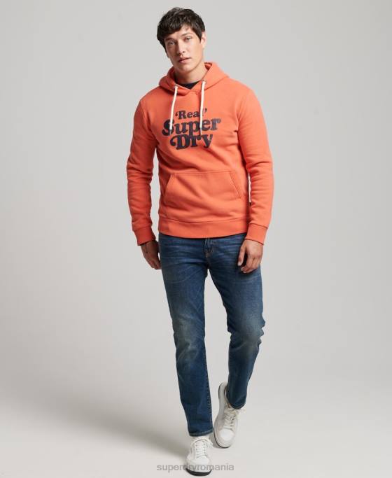 Superdry hanorac clasic vintage cooper îmbrăcăminte coral bărbați JX0Z670