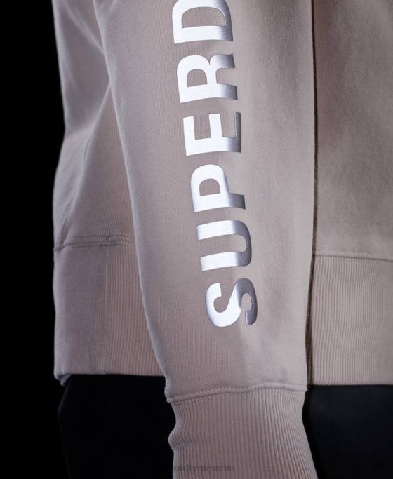 Superdry hanorac cod liniar loose crew îmbrăcăminte bej bărbați JX0Z5909