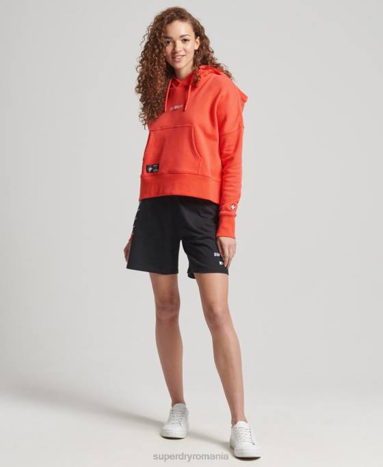 Superdry hanorac cod micro logo îmbrăcăminte coral femei JX0Z5903