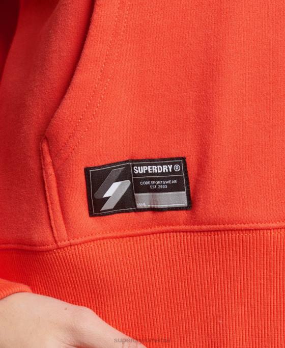Superdry hanorac cod micro logo îmbrăcăminte coral femei JX0Z5903