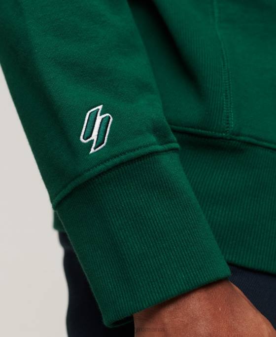 Superdry hanorac code athletic club crew îmbrăcăminte verde bărbați JX0Z529