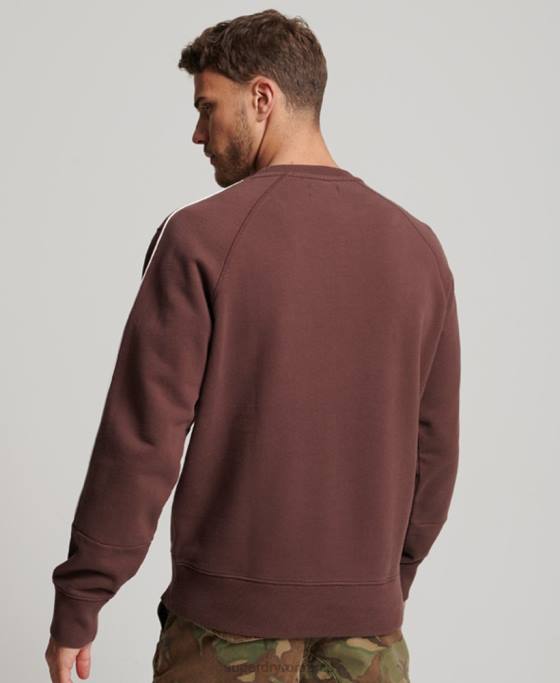 Superdry hanorac code heritage crew îmbrăcăminte maro bărbați JX0Z117