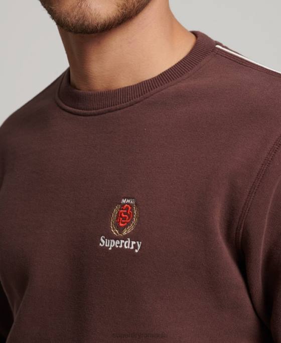 Superdry hanorac code heritage crew îmbrăcăminte maro bărbați JX0Z117