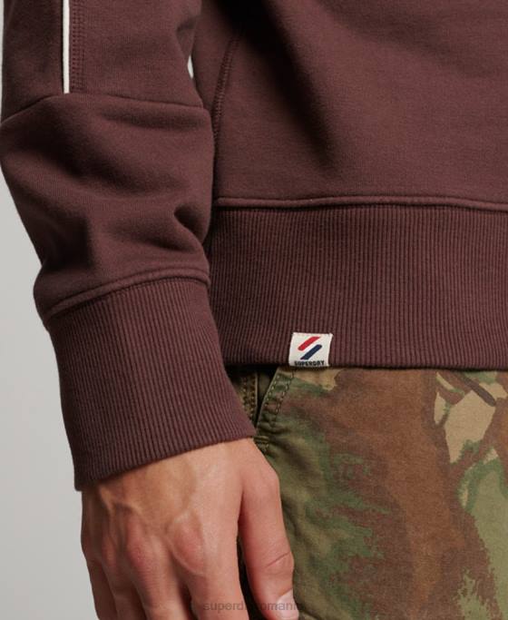Superdry hanorac code heritage crew îmbrăcăminte maro bărbați JX0Z117