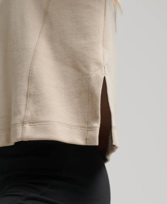 Superdry hanorac code tech crew îmbrăcăminte bej femei JX0Z5773