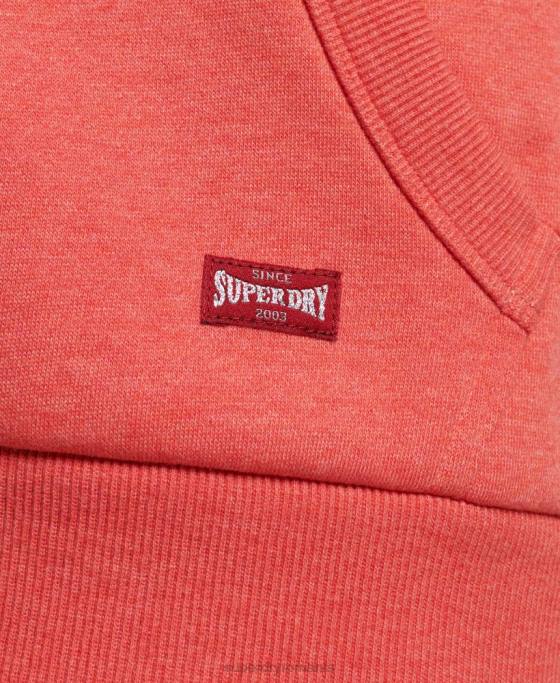 Superdry hanorac colegial cu scripturi de epocă îmbrăcăminte coral femei JX0Z2313