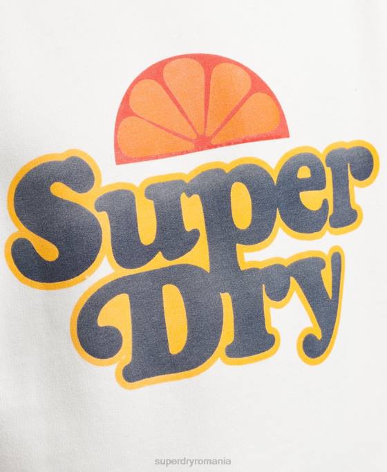 Superdry hanorac cooper nostalgia crew îmbrăcăminte cremă bărbați JX0Z5051
