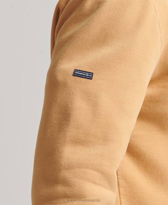 Superdry hanorac cooper nostalgia crew îmbrăcăminte galben bărbați JX0Z4994