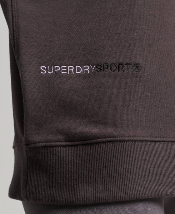 Superdry hanorac core crew îmbrăcăminte gri femei JX0Z3313