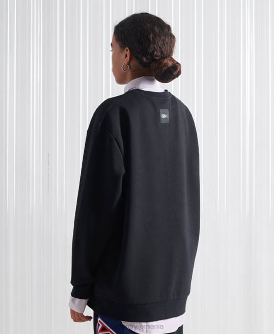 Superdry hanorac cu aplicație sdx ediție limitată îmbrăcăminte negru femei JX0Z5208