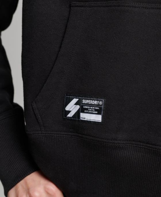Superdry hanorac cu cap cu logo-ul independent îmbrăcăminte negru femei JX0Z5871