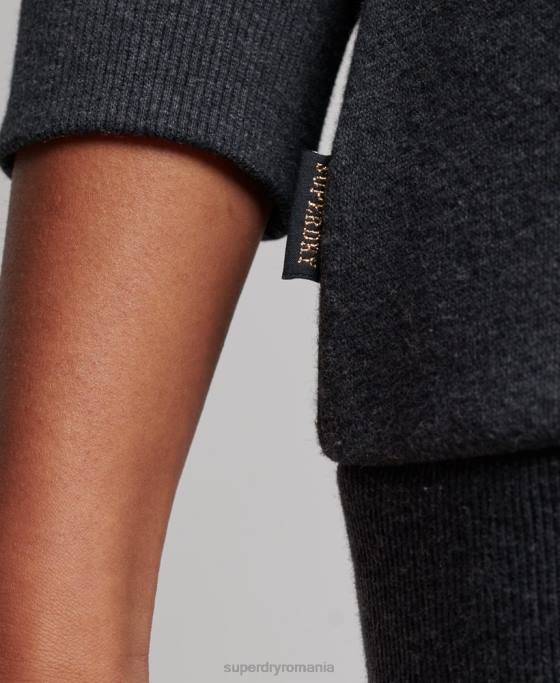 Superdry hanorac cu fermoar cu logo vintage îmbrăcăminte marina femei JX0Z2260