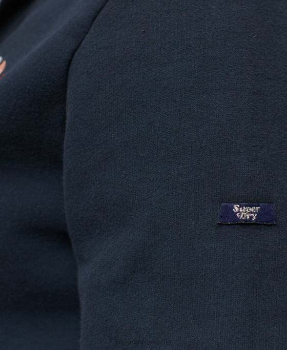 Superdry hanorac cu fermoar curcubeu îmbrăcăminte marina femei JX0Z2068