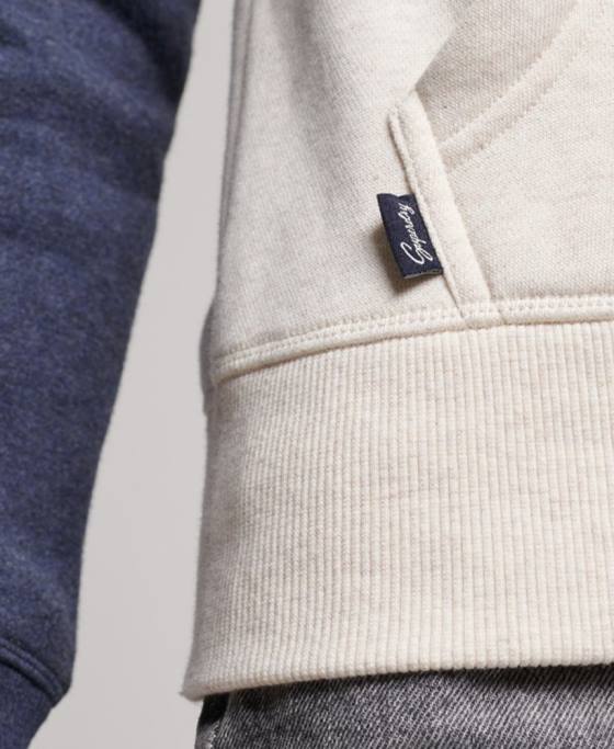 Superdry hanorac cu fermoar de baseball cu logo vintage brodat îmbrăcăminte marina femei JX0Z3272