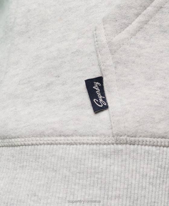 Superdry hanorac cu fermoar de baseball cu logo vintage brodat îmbrăcăminte verde femei JX0Z3349