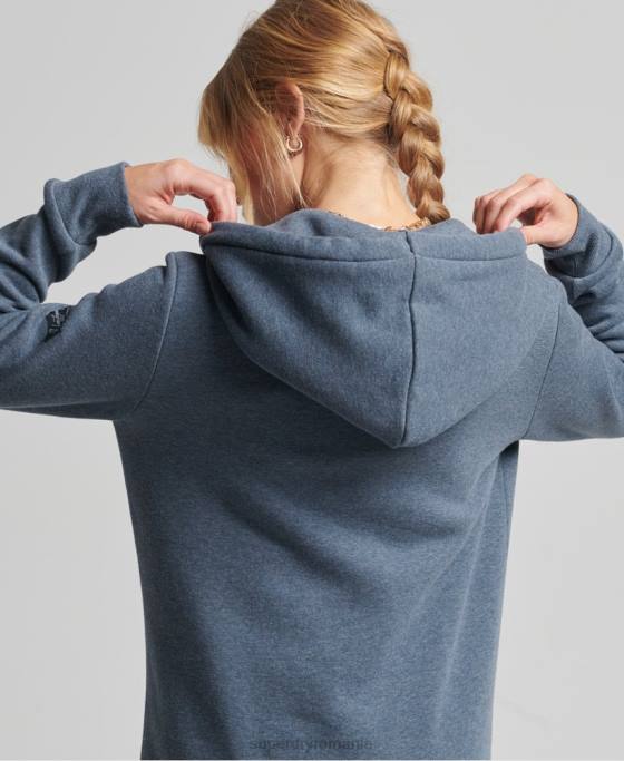 Superdry hanorac cu fermoar vintage pride in craft îmbrăcăminte marina femei JX0Z6123