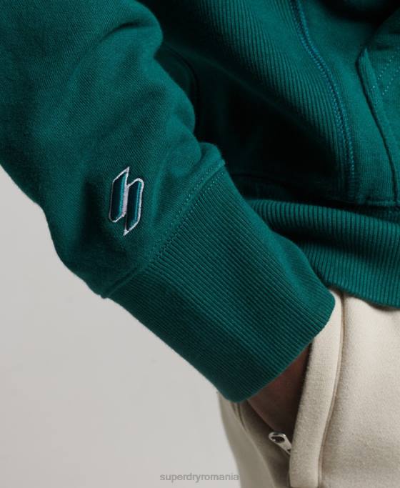 Superdry hanorac cu logo code surplus îmbrăcăminte verde bărbați JX0Z482