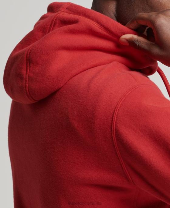 Superdry hanorac cu logo cu aplicații stivuite îmbrăcăminte roșu bărbați JX0Z5194