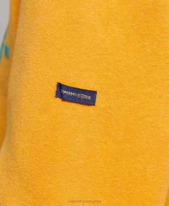 Superdry hanorac cu logo din anii 80 îmbrăcăminte aur femei JX0Z5939