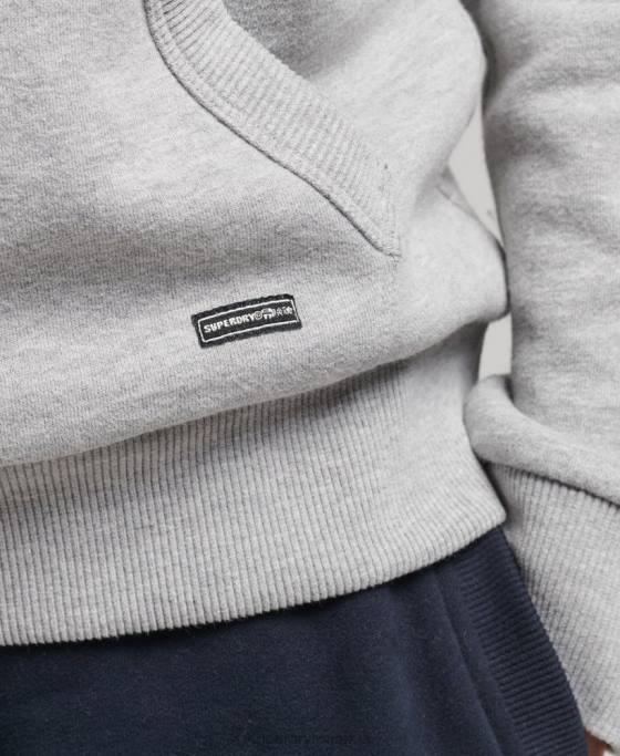 Superdry hanorac cu logo grafic curcubeu îmbrăcăminte gri femei JX0Z5892