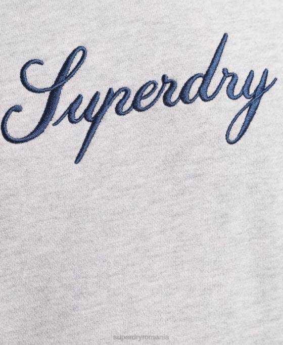 Superdry hanorac cu logo heritage îmbrăcăminte gri bărbați JX0Z619