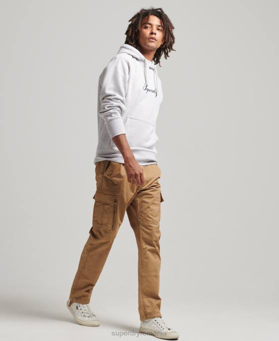 Superdry hanorac cu logo heritage îmbrăcăminte gri bărbați JX0Z619