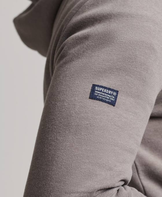 Superdry hanorac cu logo marl corporation îmbrăcăminte gri bărbați JX0Z5004