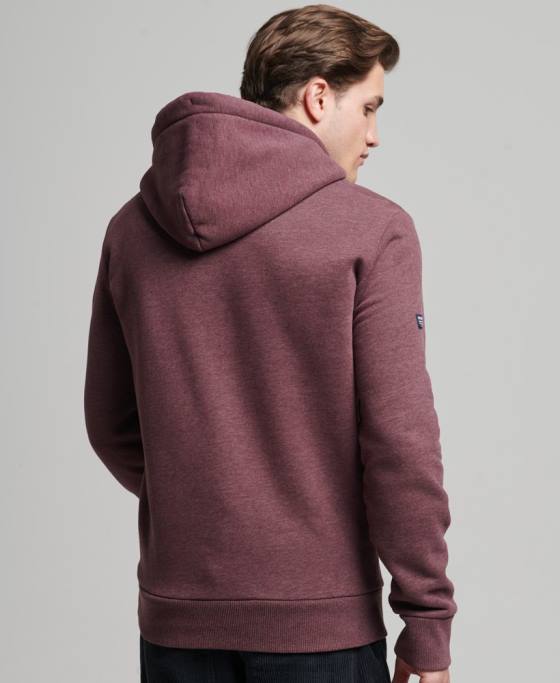 Superdry hanorac cu logo marl corporation îmbrăcăminte roșu bărbați JX0Z5072