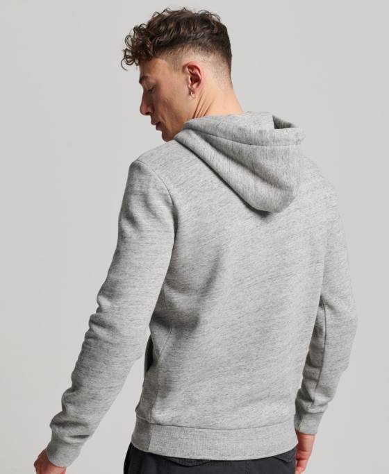 Superdry hanorac cu logo narativ vintage îmbrăcăminte gri bărbați JX0Z515