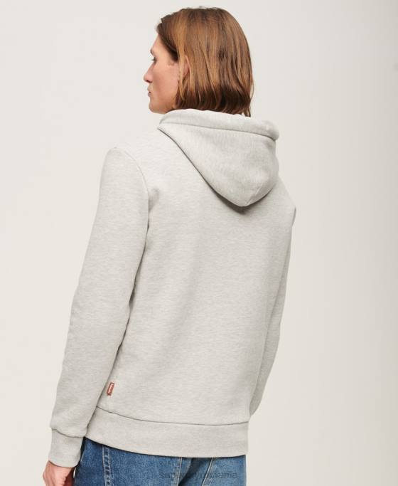 Superdry hanorac cu logo narativ vintage îmbrăcăminte gri bărbați JX0Z855
