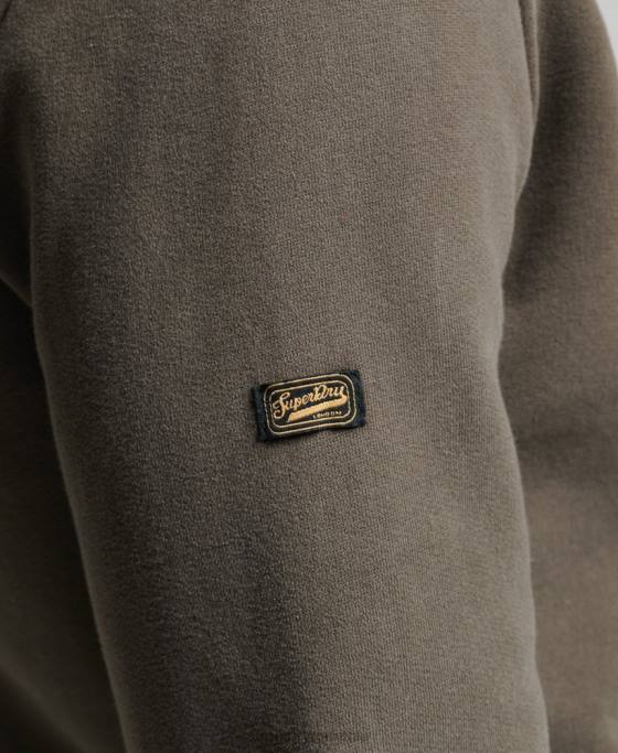 Superdry hanorac cu logo narativ vintage îmbrăcăminte gri inchis bărbați JX0Z535