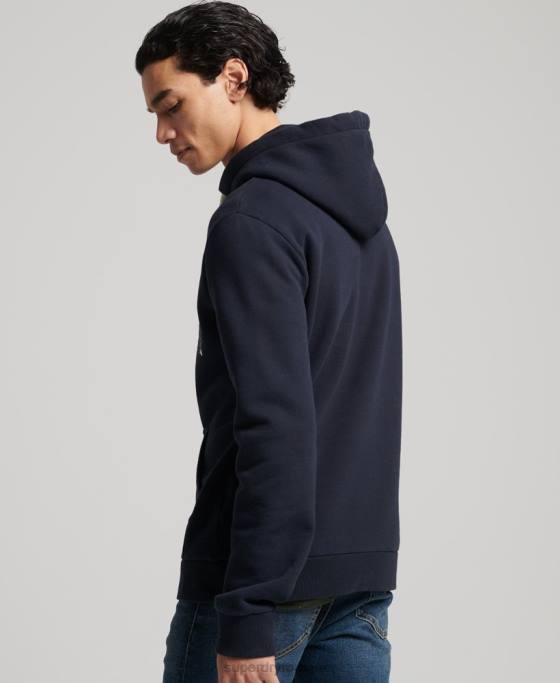 Superdry hanorac cu logo narativ vintage îmbrăcăminte marina bărbați JX0Z5186