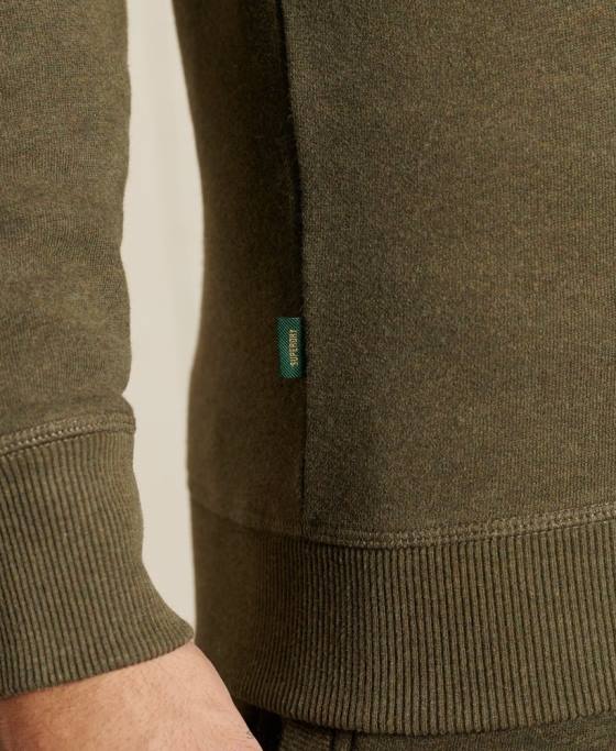 Superdry hanorac cu logo vintage din bumbac organic îmbrăcăminte kaki bărbați JX0Z865