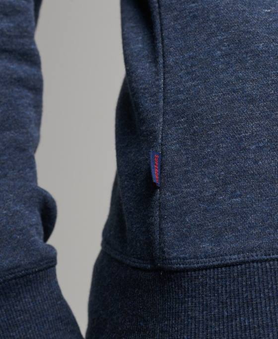 Superdry hanorac cu logo vintage din bumbac organic îmbrăcăminte marina bărbați JX0Z646