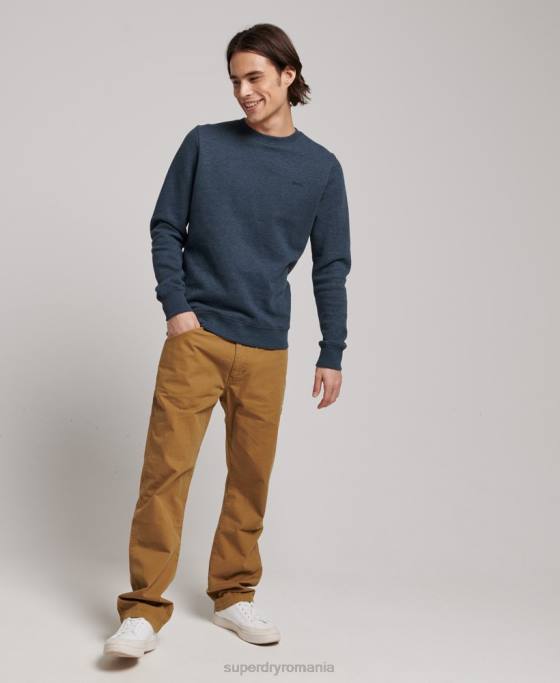 Superdry hanorac cu logo vintage din bumbac organic îmbrăcăminte marina bărbați JX0Z661