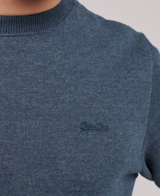 Superdry hanorac cu logo vintage din bumbac organic îmbrăcăminte marina bărbați JX0Z661