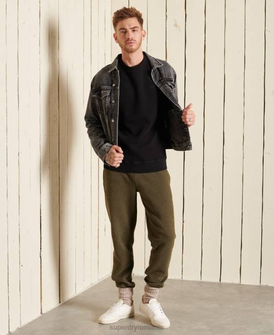 Superdry hanorac cu logo vintage din bumbac organic îmbrăcăminte negru bărbați JX0Z771