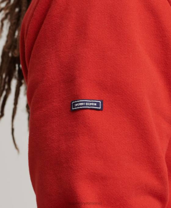 Superdry hanorac cu logo vintage heritage îmbrăcăminte roșu bărbați JX0Z854