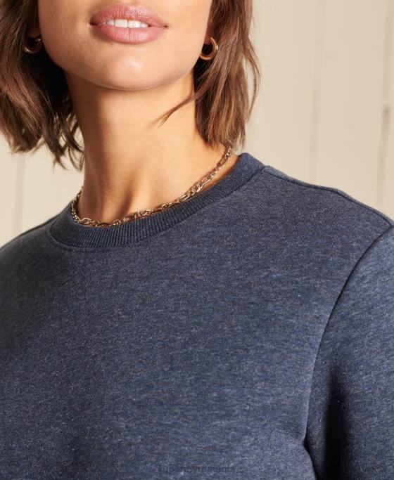 Superdry hanorac cu logo vintage îmbrăcăminte marina femei JX0Z6034