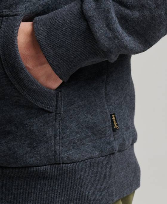 Superdry hanorac cu logo vintage în relief îmbrăcăminte marina bărbați JX0Z767