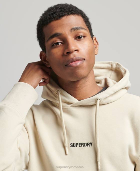 Superdry hanorac cu micro logo îmbrăcăminte bej bărbați JX0Z5997