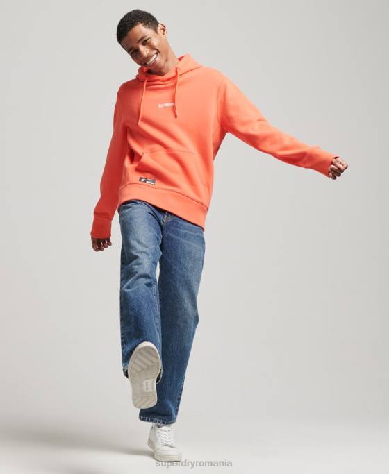 Superdry hanorac cu micro logo îmbrăcăminte coral bărbați JX0Z6012