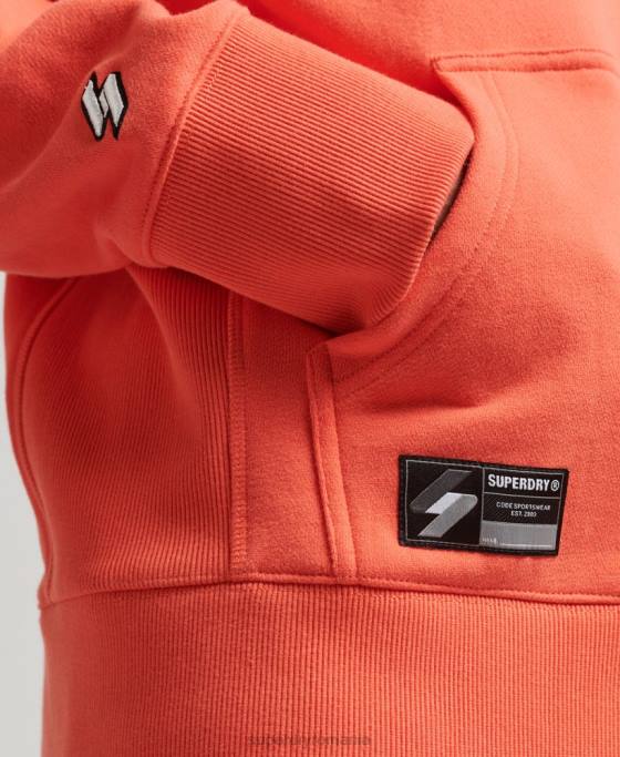 Superdry hanorac cu micro logo îmbrăcăminte coral bărbați JX0Z6012