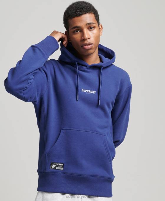 Superdry hanorac cu micro logo îmbrăcăminte marina bărbați JX0Z5897