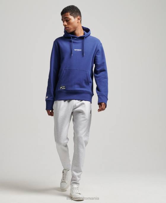 Superdry hanorac cu micro logo îmbrăcăminte marina bărbați JX0Z5897