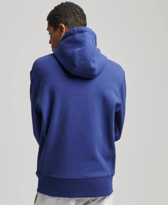 Superdry hanorac cu micro logo îmbrăcăminte marina bărbați JX0Z5897