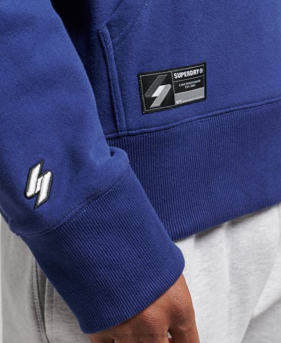 Superdry hanorac cu micro logo îmbrăcăminte marina bărbați JX0Z5897